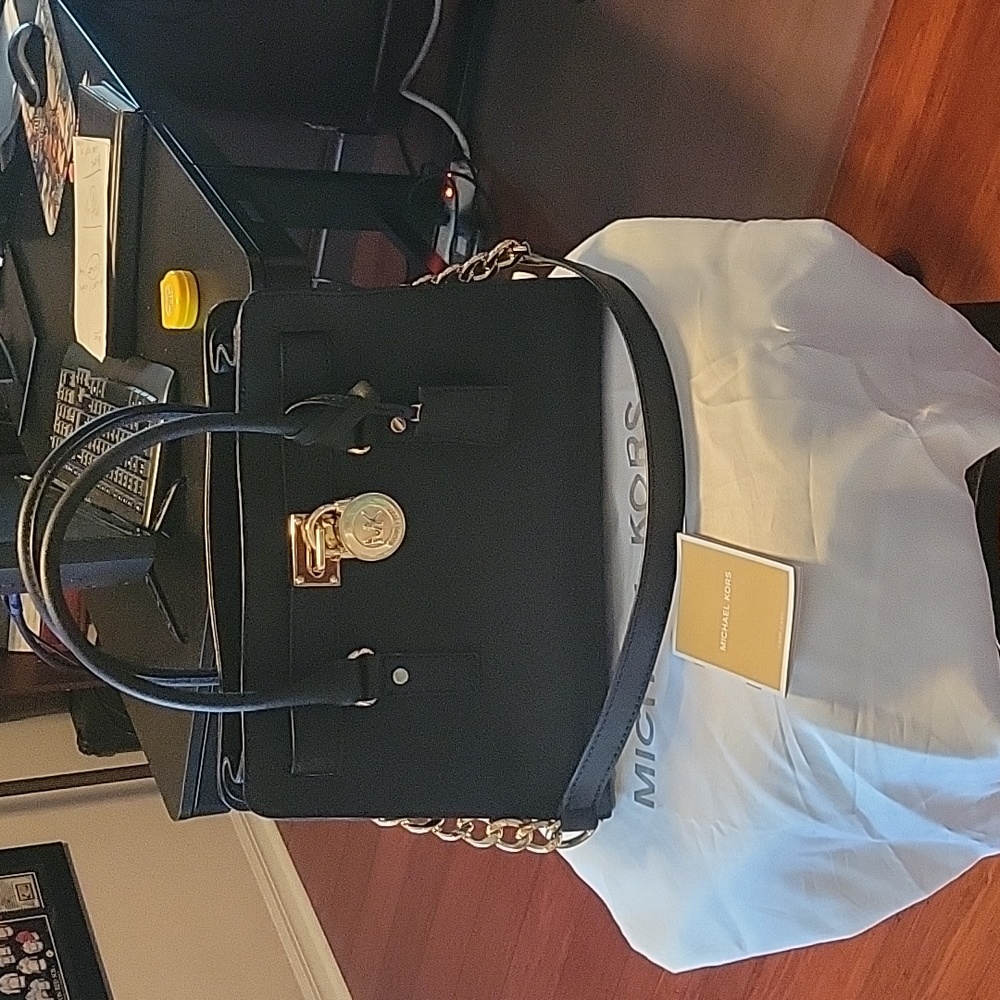 Michael Kors Lock and Key Satchel with Dust Bag
